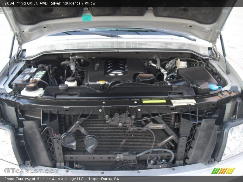  2004 QX 56 4WD Engine - 5.6 Liter DOHC 32-Valve V8