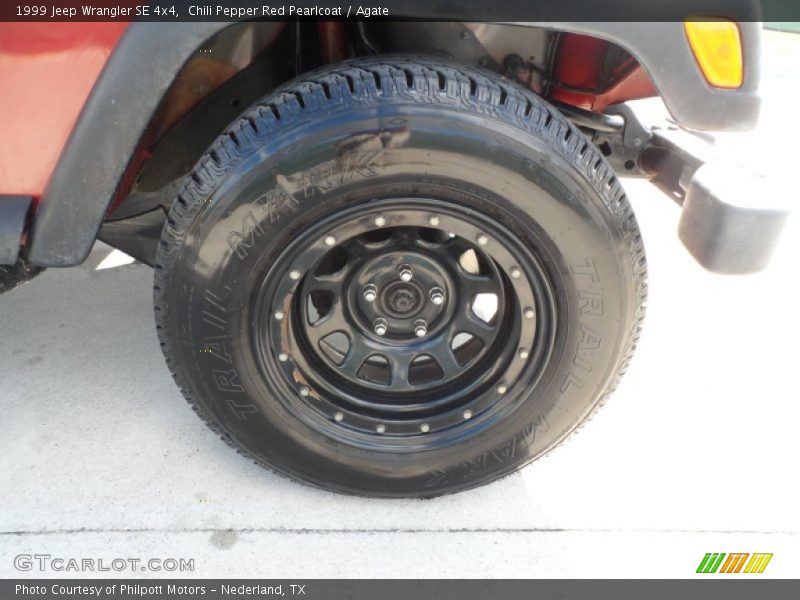 Chili Pepper Red Pearlcoat / Agate 1999 Jeep Wrangler SE 4x4