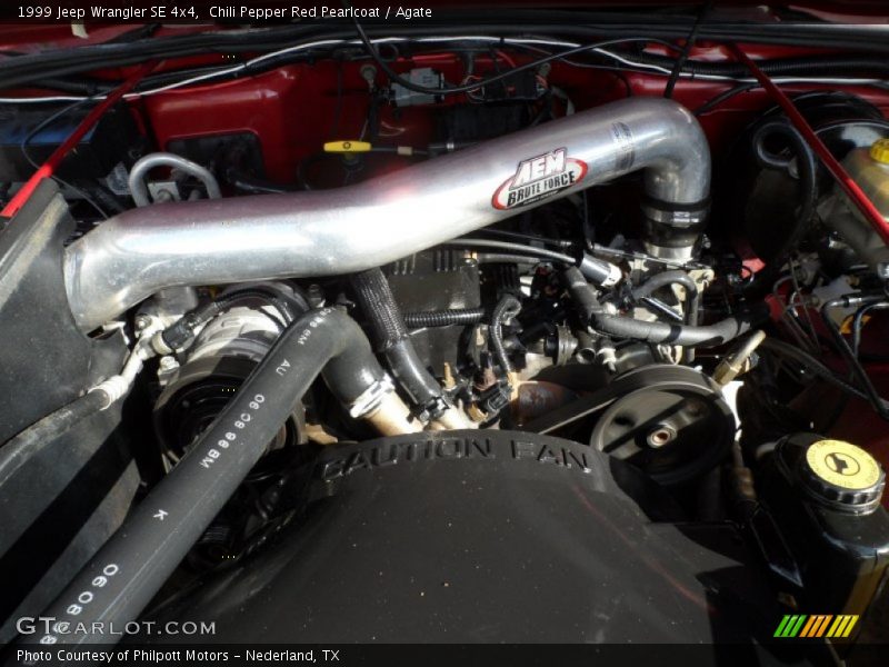 Chili Pepper Red Pearlcoat / Agate 1999 Jeep Wrangler SE 4x4