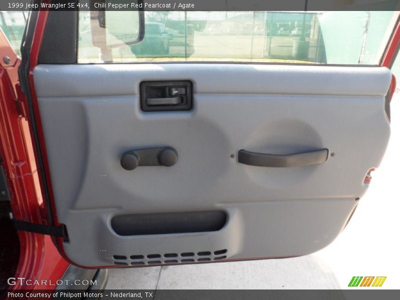 Chili Pepper Red Pearlcoat / Agate 1999 Jeep Wrangler SE 4x4
