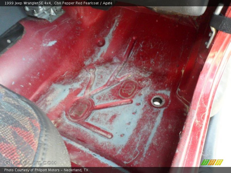 Chili Pepper Red Pearlcoat / Agate 1999 Jeep Wrangler SE 4x4