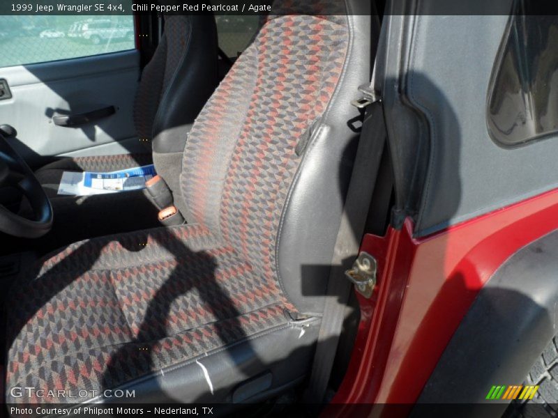 Chili Pepper Red Pearlcoat / Agate 1999 Jeep Wrangler SE 4x4