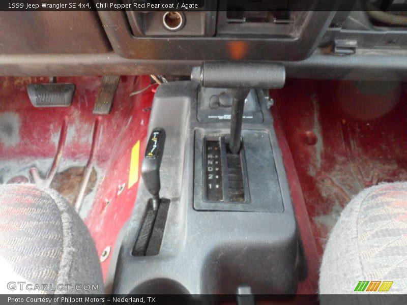 Chili Pepper Red Pearlcoat / Agate 1999 Jeep Wrangler SE 4x4
