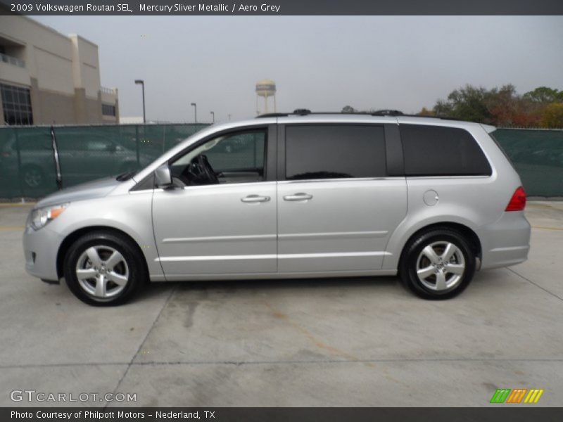 Mercury Sliver Metallic / Aero Grey 2009 Volkswagen Routan SEL