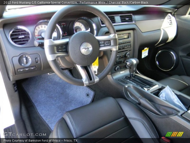 Dashboard of 2012 Mustang C/S California Special Convertible