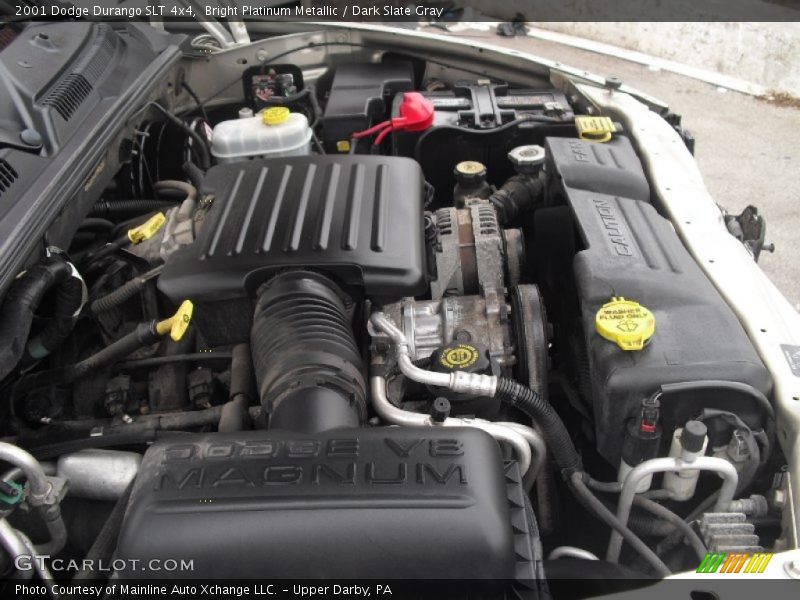 Bright Platinum Metallic / Dark Slate Gray 2001 Dodge Durango SLT 4x4