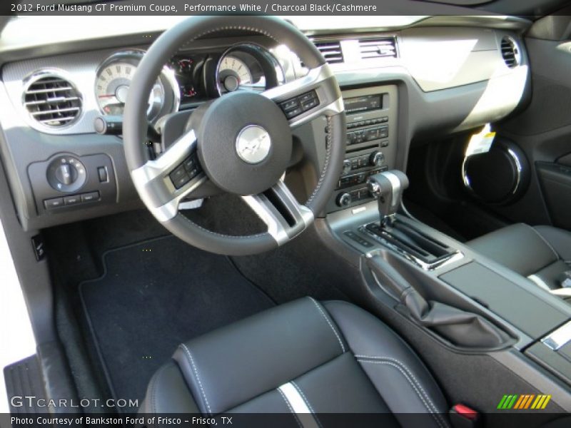 Charcoal Black/Cashmere Interior - 2012 Mustang GT Premium Coupe 