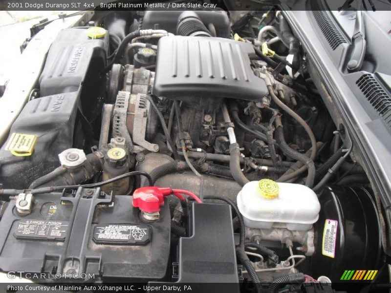 Bright Platinum Metallic / Dark Slate Gray 2001 Dodge Durango SLT 4x4