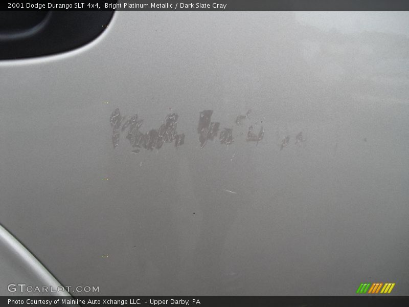 Bright Platinum Metallic / Dark Slate Gray 2001 Dodge Durango SLT 4x4