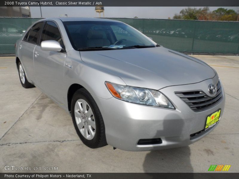 Classic Silver Metallic / Ash 2008 Toyota Camry Hybrid