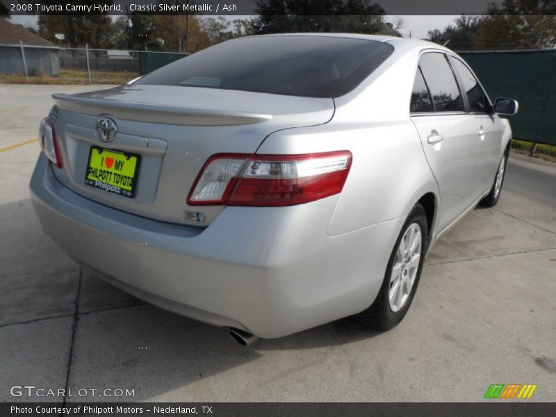 Classic Silver Metallic / Ash 2008 Toyota Camry Hybrid