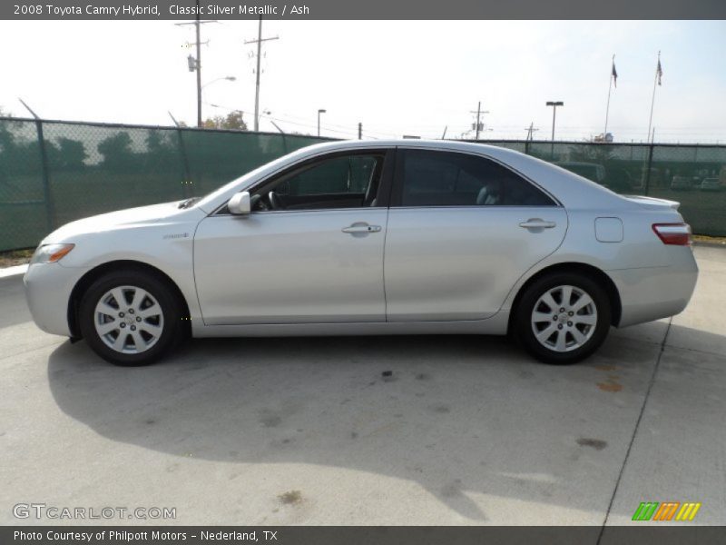 Classic Silver Metallic / Ash 2008 Toyota Camry Hybrid