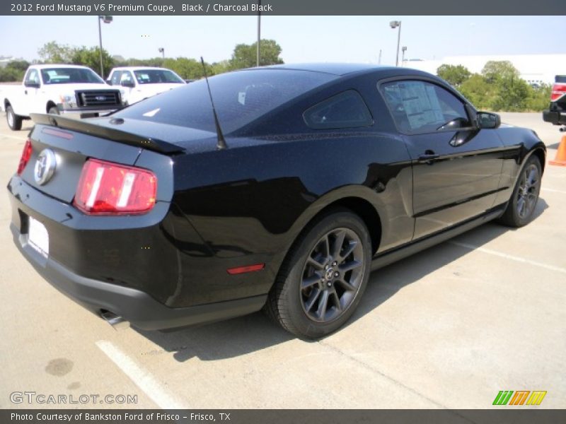 Black / Charcoal Black 2012 Ford Mustang V6 Premium Coupe