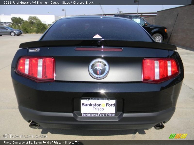 Black / Charcoal Black 2012 Ford Mustang V6 Premium Coupe