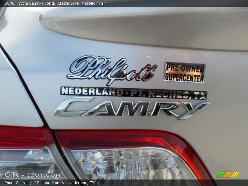 Classic Silver Metallic / Ash 2008 Toyota Camry Hybrid