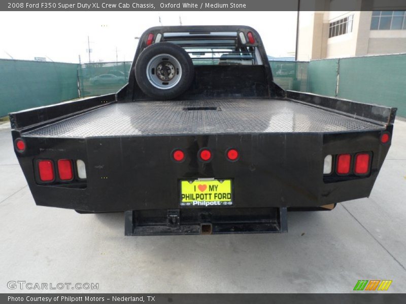 Oxford White / Medium Stone 2008 Ford F350 Super Duty XL Crew Cab Chassis