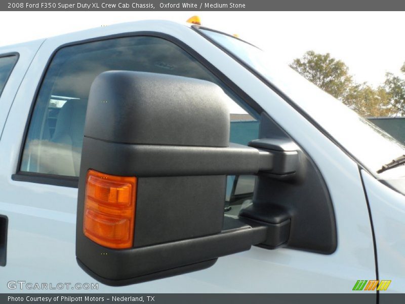 Oxford White / Medium Stone 2008 Ford F350 Super Duty XL Crew Cab Chassis