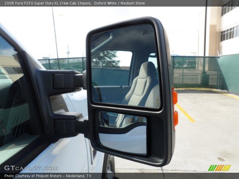 Oxford White / Medium Stone 2008 Ford F350 Super Duty XL Crew Cab Chassis