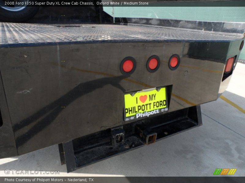 Oxford White / Medium Stone 2008 Ford F350 Super Duty XL Crew Cab Chassis