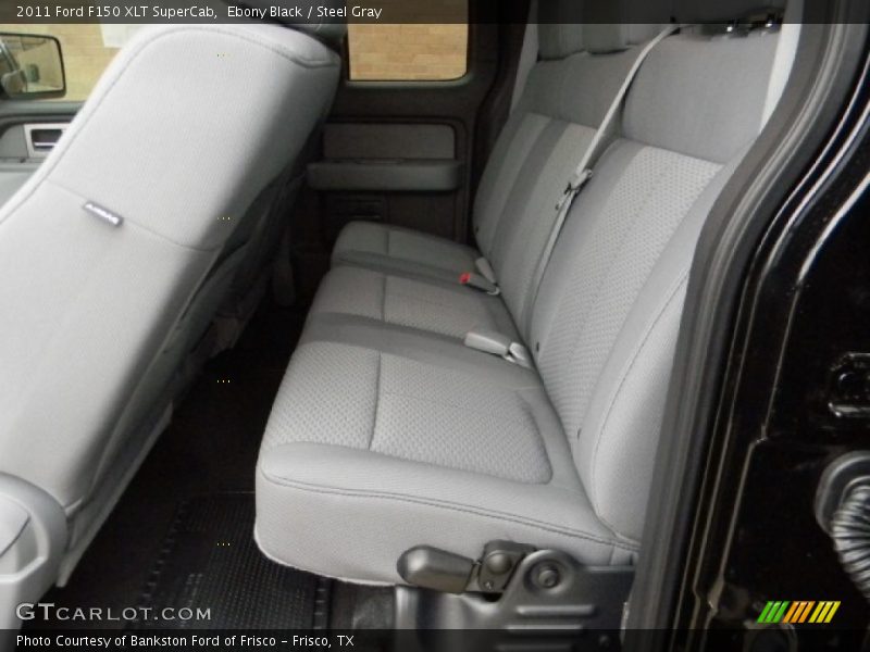 Ebony Black / Steel Gray 2011 Ford F150 XLT SuperCab