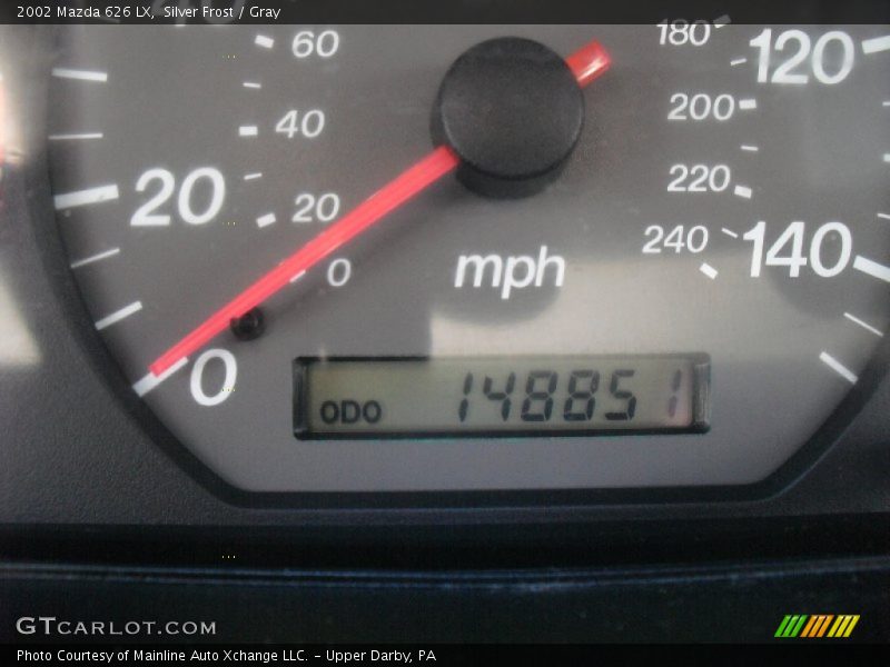 Silver Frost / Gray 2002 Mazda 626 LX
