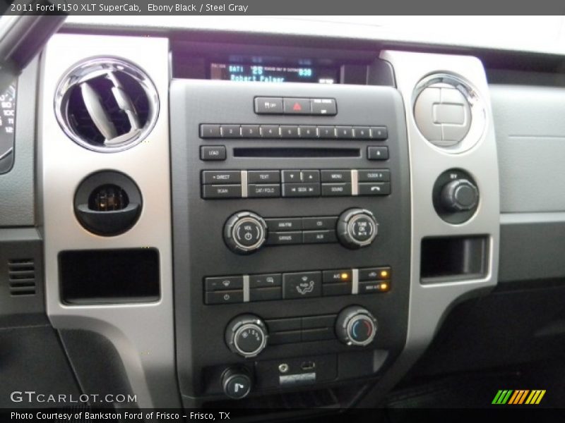 Ebony Black / Steel Gray 2011 Ford F150 XLT SuperCab