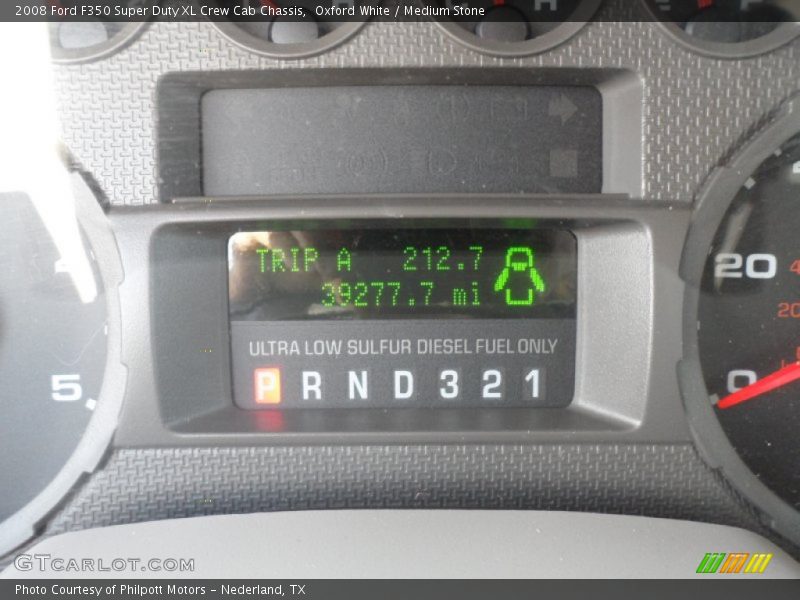 Oxford White / Medium Stone 2008 Ford F350 Super Duty XL Crew Cab Chassis