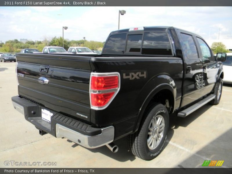 Ebony Black / Black 2011 Ford F150 Lariat SuperCrew 4x4