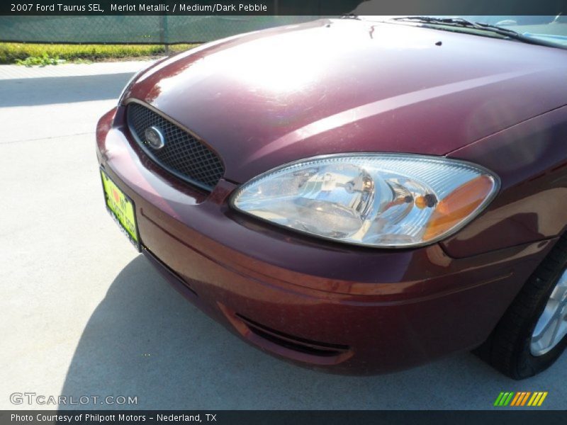 Merlot Metallic / Medium/Dark Pebble 2007 Ford Taurus SEL