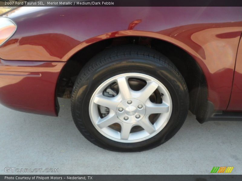 Merlot Metallic / Medium/Dark Pebble 2007 Ford Taurus SEL