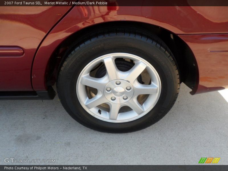 Merlot Metallic / Medium/Dark Pebble 2007 Ford Taurus SEL