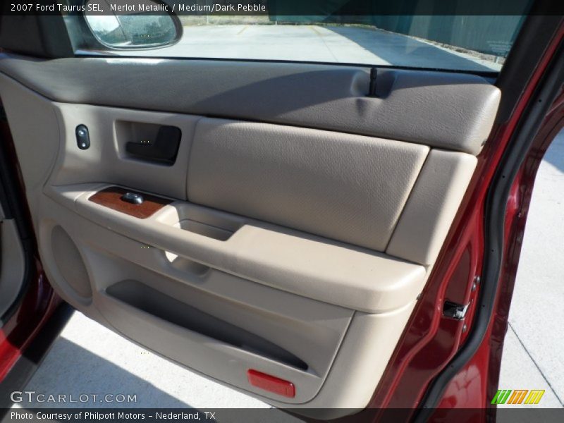 Merlot Metallic / Medium/Dark Pebble 2007 Ford Taurus SEL