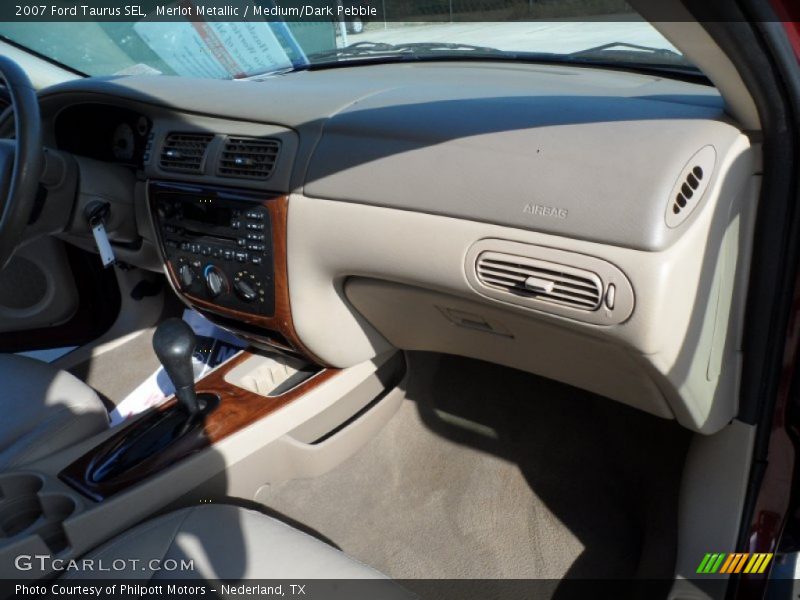 Merlot Metallic / Medium/Dark Pebble 2007 Ford Taurus SEL