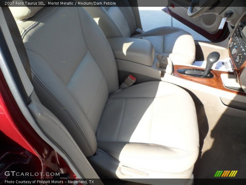 Merlot Metallic / Medium/Dark Pebble 2007 Ford Taurus SEL