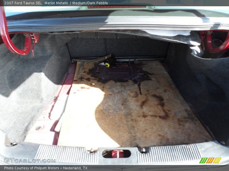 Merlot Metallic / Medium/Dark Pebble 2007 Ford Taurus SEL