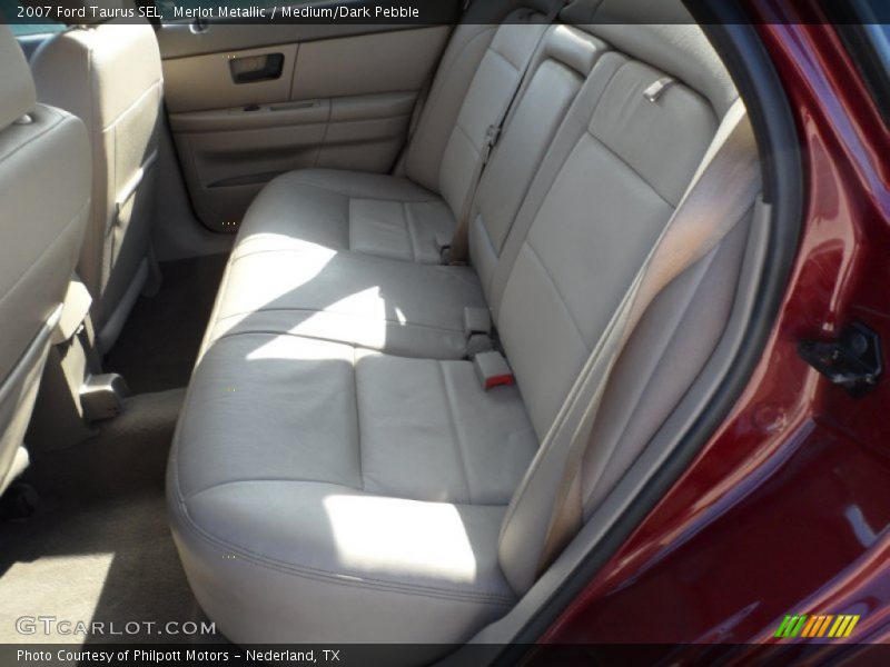 Merlot Metallic / Medium/Dark Pebble 2007 Ford Taurus SEL