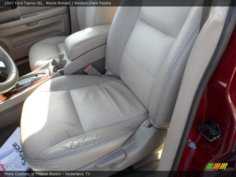 Merlot Metallic / Medium/Dark Pebble 2007 Ford Taurus SEL