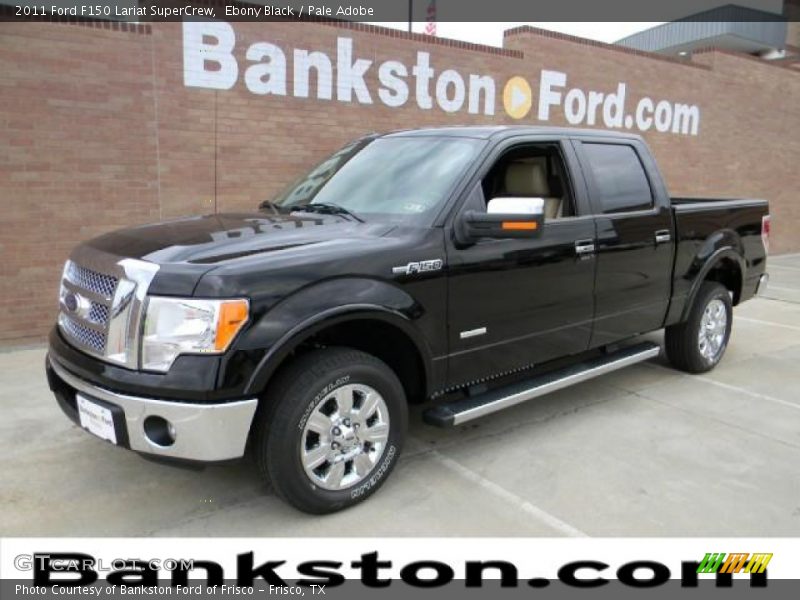 Ebony Black / Pale Adobe 2011 Ford F150 Lariat SuperCrew