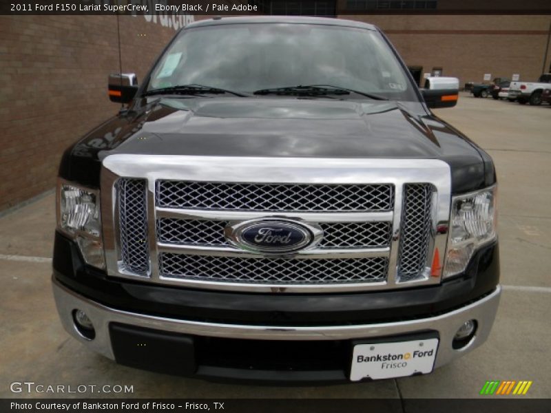 Ebony Black / Pale Adobe 2011 Ford F150 Lariat SuperCrew