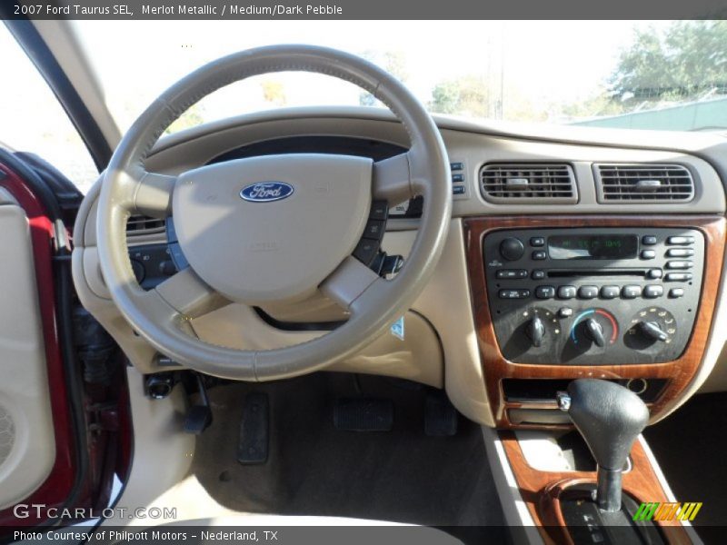 Merlot Metallic / Medium/Dark Pebble 2007 Ford Taurus SEL