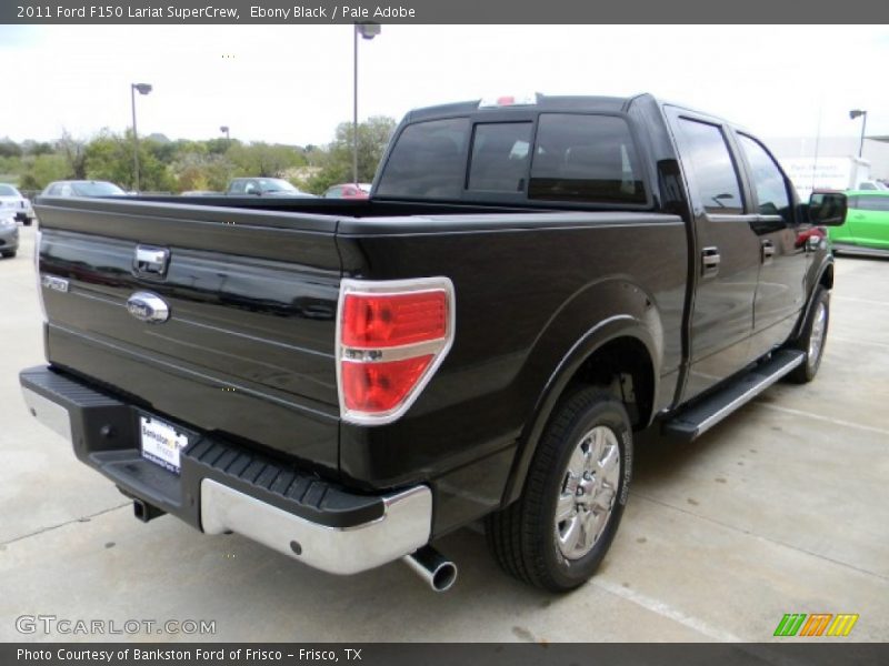 Ebony Black / Pale Adobe 2011 Ford F150 Lariat SuperCrew