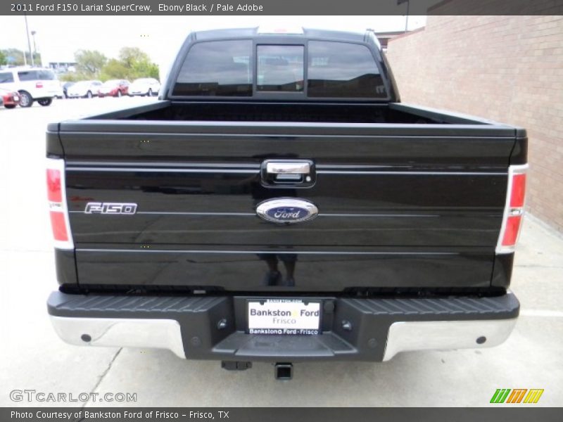 Ebony Black / Pale Adobe 2011 Ford F150 Lariat SuperCrew