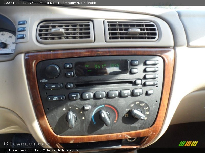 Merlot Metallic / Medium/Dark Pebble 2007 Ford Taurus SEL