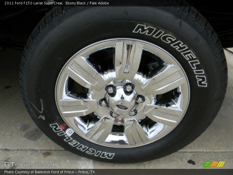 Ebony Black / Pale Adobe 2011 Ford F150 Lariat SuperCrew
