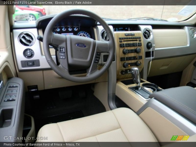 Ebony Black / Pale Adobe 2011 Ford F150 Lariat SuperCrew