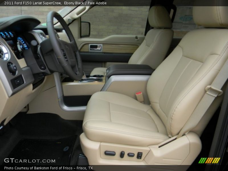 Ebony Black / Pale Adobe 2011 Ford F150 Lariat SuperCrew