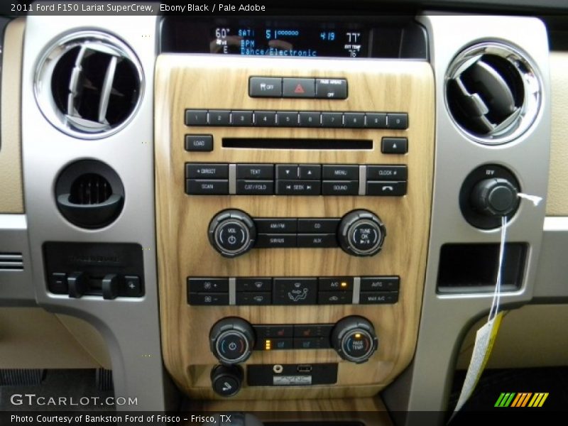 Ebony Black / Pale Adobe 2011 Ford F150 Lariat SuperCrew