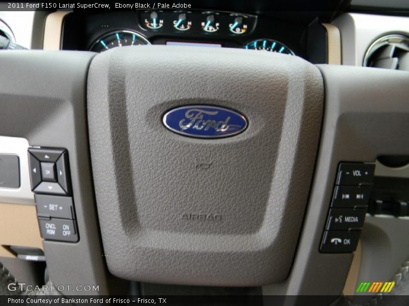 Ebony Black / Pale Adobe 2011 Ford F150 Lariat SuperCrew