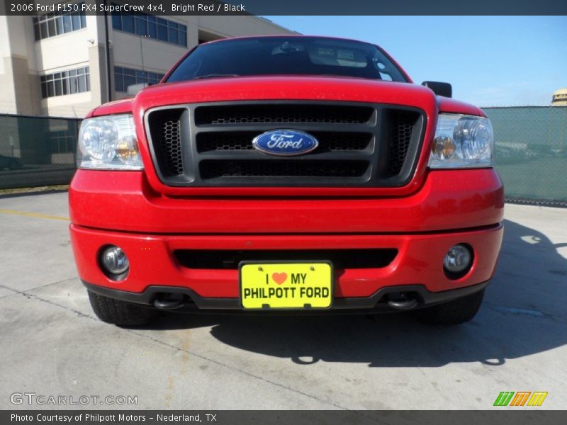 Bright Red / Black 2006 Ford F150 FX4 SuperCrew 4x4