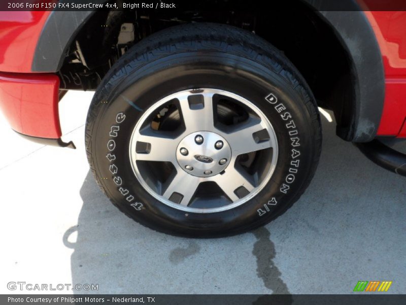 Bright Red / Black 2006 Ford F150 FX4 SuperCrew 4x4